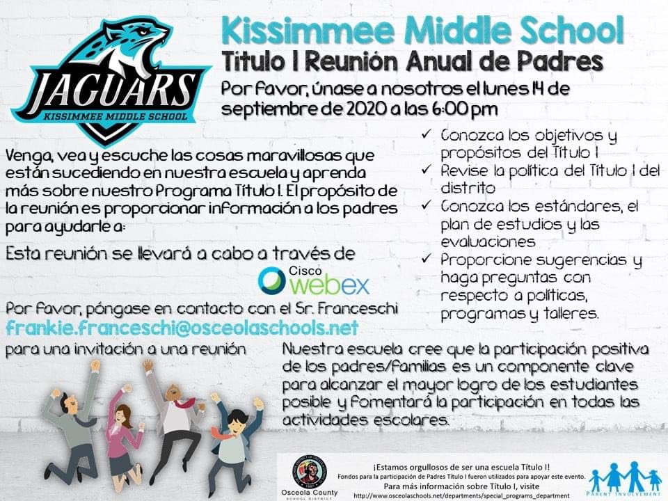 Kissimmee Middle School (@kmms_jaguars) on Twitter photo 