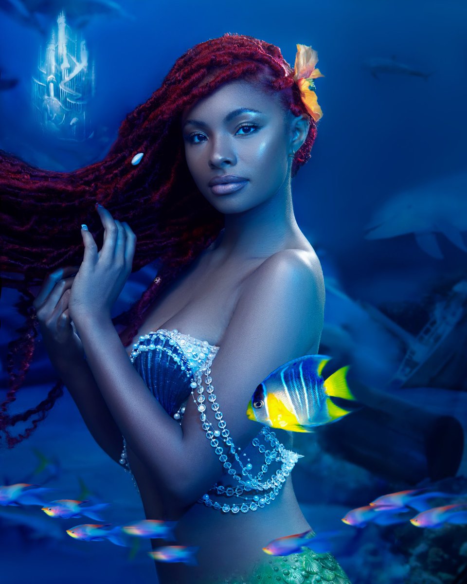TheGoldnNug's tweet photo. Part of your world 🧜🏾‍♀️

Makeup by yours truly (team tagged below) https://t.co/LJhdHAoocW