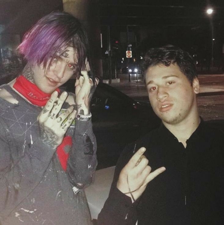 lil peep with fans; a thread <3