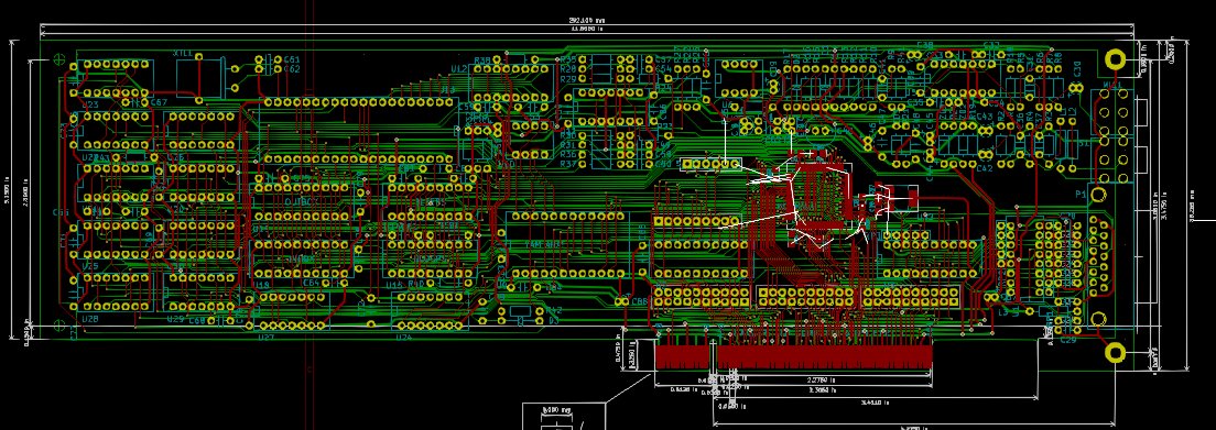 oh look i'm almost done routing the traces. the part around the CPLD is getting gnarly though. i think it's time to rearrange the I/O pin assignments.