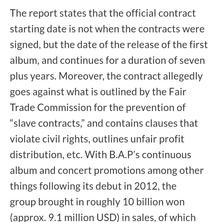Sadly, things didn't go well in 2014. After they released their first full album, BAP filled a lawsuit against TS. The boys waited for Zelo to be 18 so they can all demand the company.