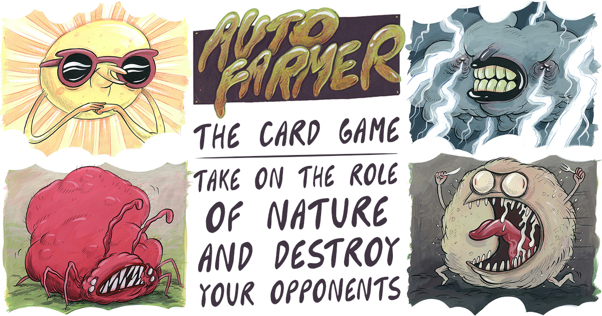 AutofarmerCards's tweet photo. Watch out for sudden weather changes and cute pests. Or take control of them yourself!

https://t.co/oyvAjPseuF

#Autofarmer #cards #art #tabletop #boardgames #cannabis #weed #fourtwenty #kickstarter #OUTNOW #bestwithfriends https://t.co/ls1VUoghKj