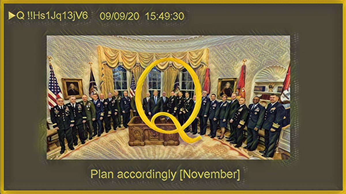 1) This is my Q thread for September 9, 2020My Theme:Plan Accordingly [November]