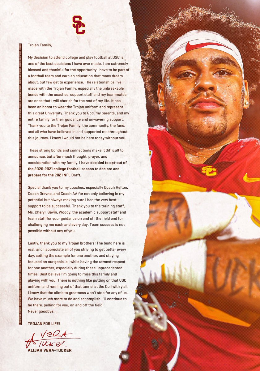 AVT (@alijahvt) on Twitter photo FIGHT ON FOREVER! Thank you Trojan Family! FIGHT ON FOREVER! Thank you Trojan Family!