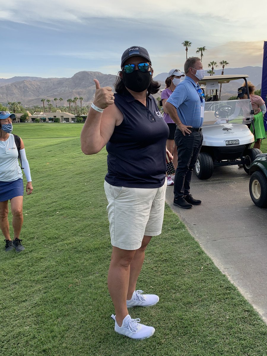 LPGAMedia's tweet image. .@JuliInkster and @JerryFoltzGC will each play the 17th hole during the @ANAinspiration Charity Skins Match. 

Juli’s secret weapon? 2021 @SolheimCupUSA captain and 1998 #ANAinspiration champion @Pathurst23