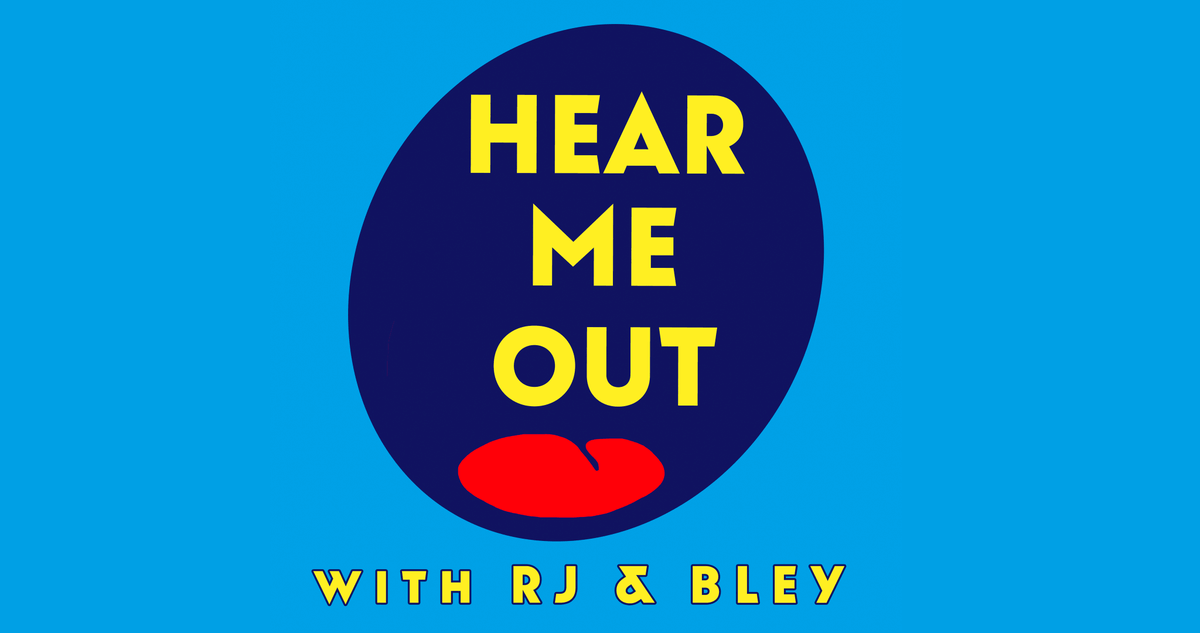 Studio71US's tweet photo. Here us out, or even better...#Studio71Podcast, Hear Me Out, hosted by long-time friends and @TeamCoco staffers @AaronBleyaert and @RJThieneman, out today: https://t.co/Sz2Oych7PM | #podcast #hearmeout #conan https://t.co/HCjZ2BOx5Y