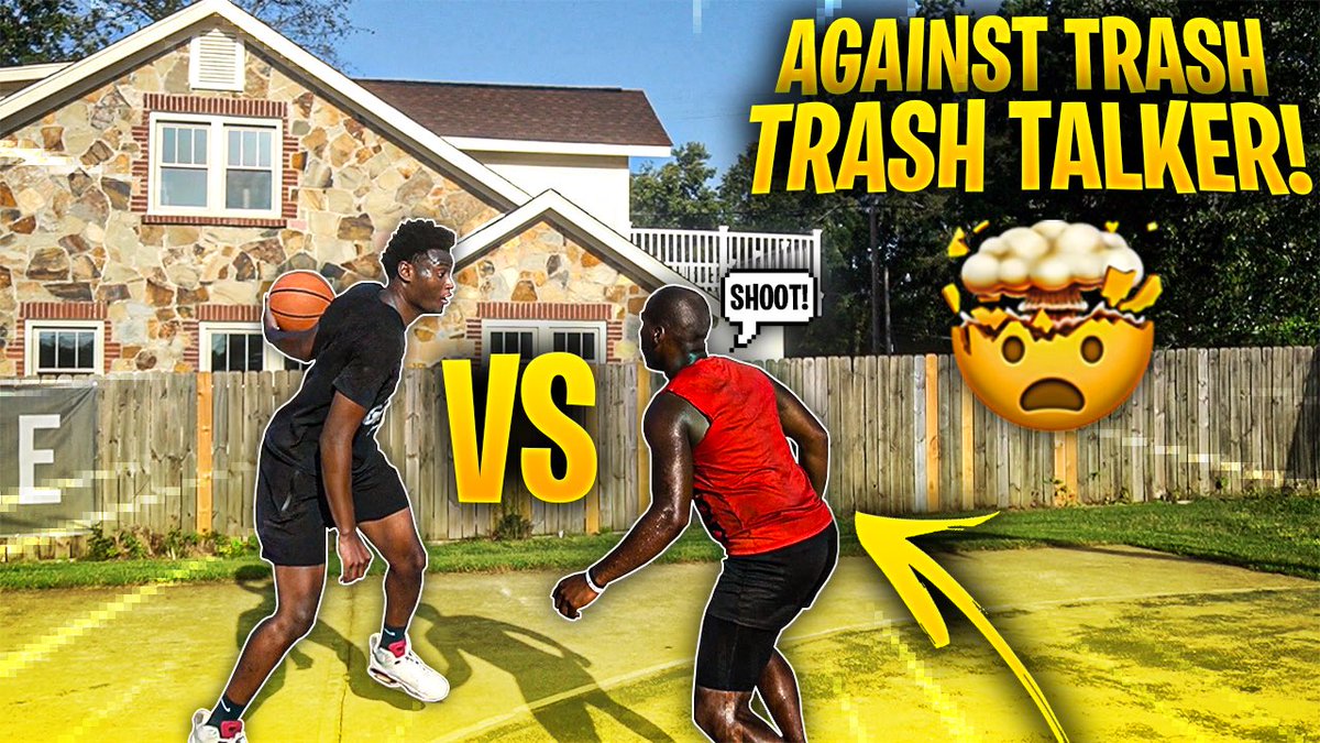 DheeTheGoat's tweet photo. INTENSE 1 VS 1 AGAINST TRASH TALKING STRANGER😱🏀 https://t.co/VsxKk7Fx7i via @YouTube https://t.co/9u4Hkfz9Es