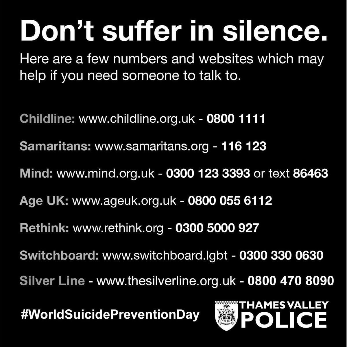 RollingAngels's tweet photo. WORLD SUICIDE PREVENTION DAY, September 10th, is an opportunity to focus public attention on the needs of people at risk of suicide, suicide attempt survivors and people bereaved by suicide. Light a candle near a window at 8 PM to show your support for suicide prevention. https://t.co/txHNNNMdLX