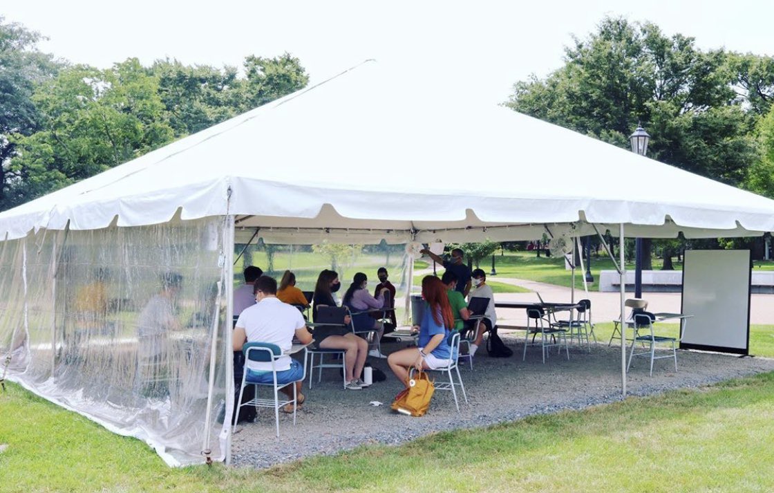 As a program we often talk about 90% solutions. Life is 10% what happens to you and 90% of how you react to it. 

Although this semester looks a bit different, let’s continue to support one another under the most challenging of circumstances! #DefendTheDen