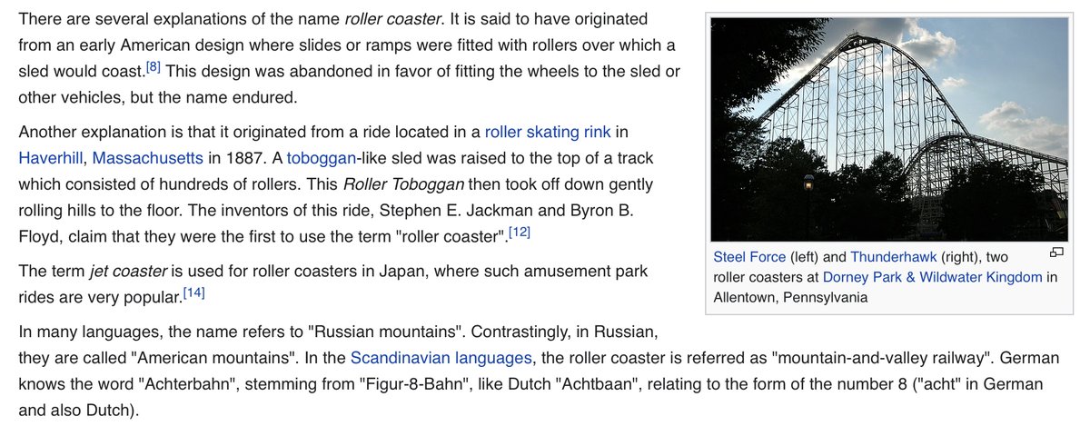 RideAllNightYT's tweet image. I am 100% #teamroller but the etymology of the word roller coaster is... 😬