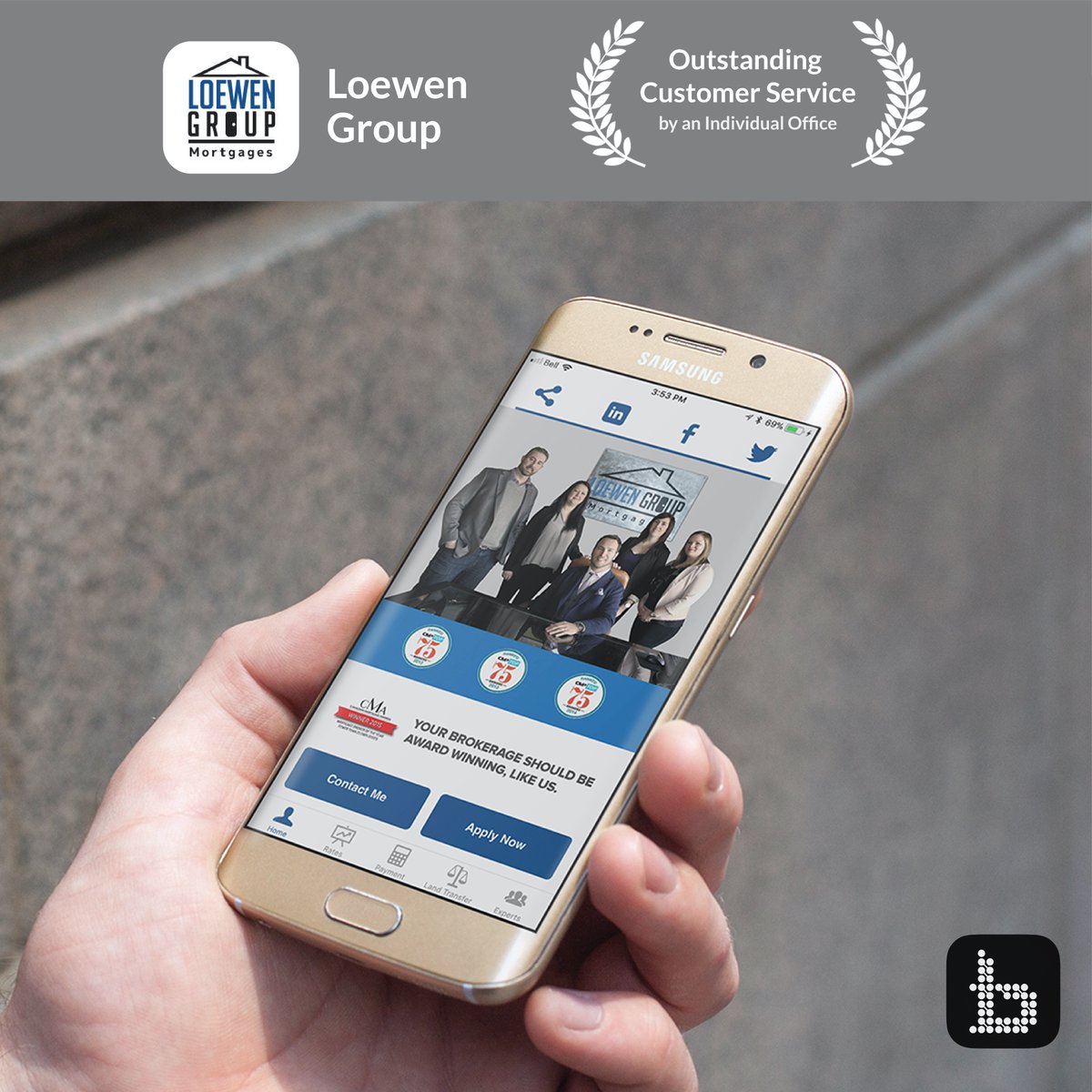 bendigi's tweet photo. Congratulations to Loewen Group Mortgages!🥂
SILVER WINNER 🥈 Outstanding Customer Service by an Individual Office

#bendigi #mobileapps #mobileapplication #mobileapplications #mobileappsbuilder #technology #app #appdeveloper #appdevelopment #mortgageawards #bendigitechnologies https://t.co/TEHOqXDNDa