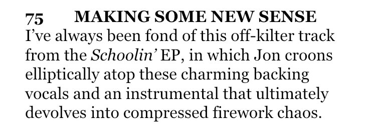 #75MAKING SOME NEW SENSE