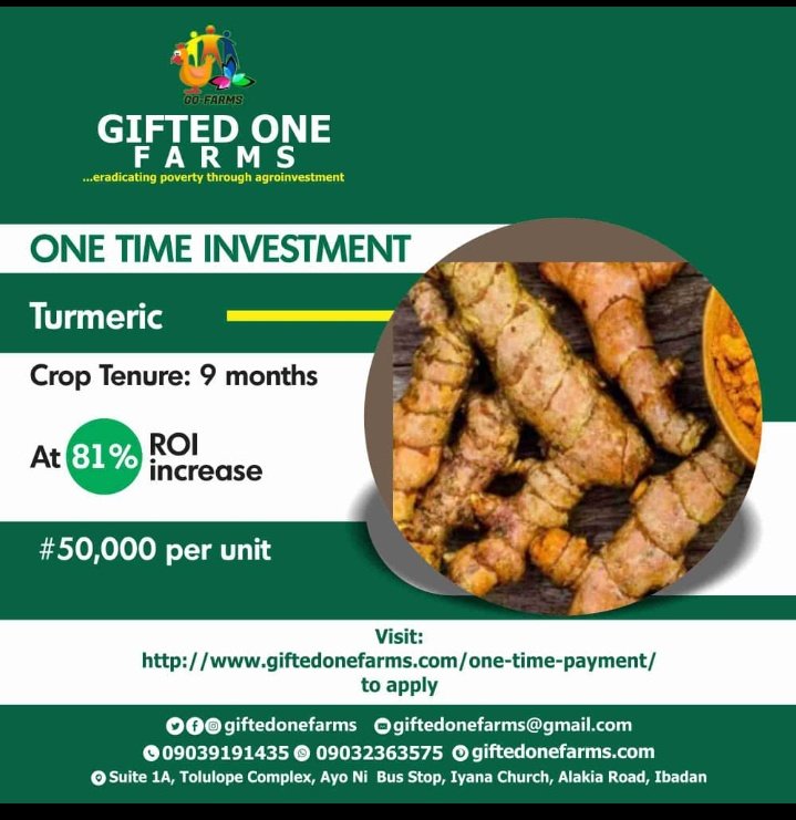 GiftedFarms's tweet photo. New Update!!!
Our One Time Package are currently closed until the coming year except that of cucumber and tumeric and all Long Term Package are opened to new and existing subscribers. 
Thank you for trusting us, see details below for information.
#GoFarms https://t.co/YethnUhQlx