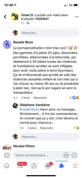 Les commentaires sous la vid&eacute;o de notre interview sur la page Facebook de Tataki sont vraiment dr&ocirc;les<a href="/tag/model"class="tags"><span>#model</span></a><a href="/tag/hot"class="tags"><span>#hot</span></a><a href="/tag/mood"class="tags"><span>#mood</span></a><a href="/tag/porn"class="tags"><span>#porn</span></a><a href="/tag/instagram"class="tags"><span>#instagram</span></a><a href="/tag/couple"class="tags"><span>#couple</span></a><a href="/tag/money"class="tags"><span>#money</span></a>