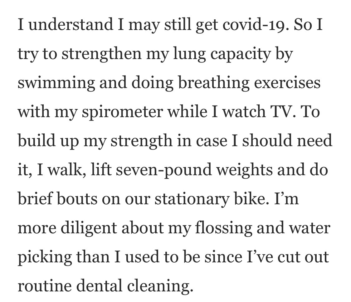 If she continues to scrub her nose out with soap and further dry it with isopropyl alcohol, she could indeed set herself up for a CV19 infection. 10/