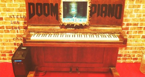 CanItRunDoom's tweet photo. You can play doom on an old time piano  
Source: old-timehttps://www.youtube.com/watch?v=sJu997jwBcA https://t.co/Dd9DWKiRWk