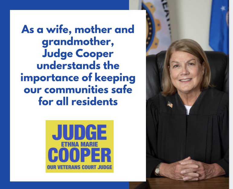 JudgeCooper1's tweet photo. #ourvetcourtjudge #TeamJudgeCooper #experiencematters https://t.co/pNecl2nu6v