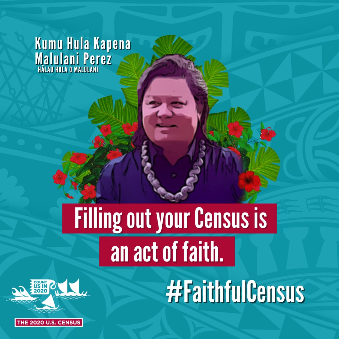 APALAnational's tweet image. This week is @EmpoweredPI Census Week of Action! Tonight we’re honored by Kumu Hula Kahu Kapena Malulani of Halau Hula O Malulani, who will offer a blessing for healing and protection.. #QTPItheCensus #FaithfulCensus #CountUsIn2020