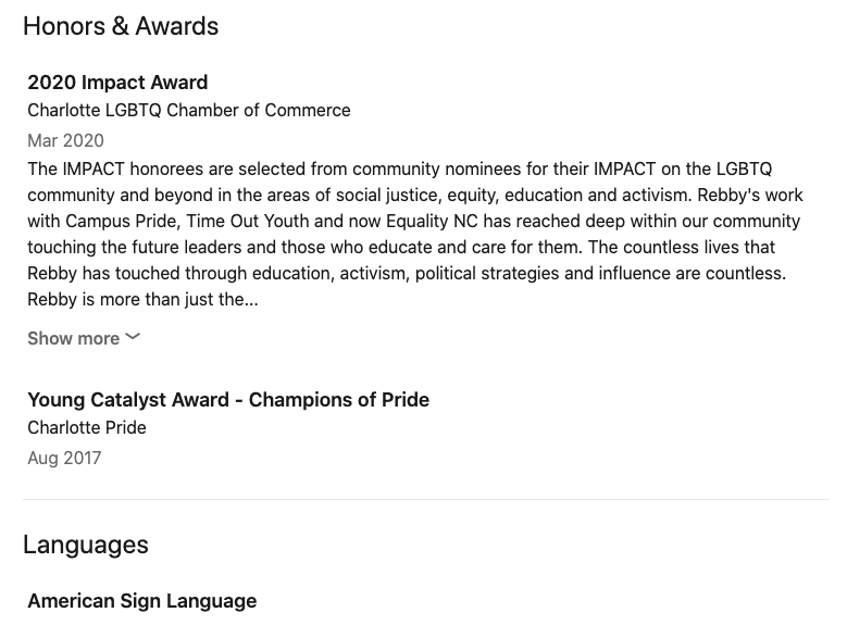 Woman from OP was made for my account... she's a queer WOC they/them pronouns in bio interested in indoctrinating rural kids with globohomo poz.The kicker: she knows ASL. Perfect WokeCap bait.