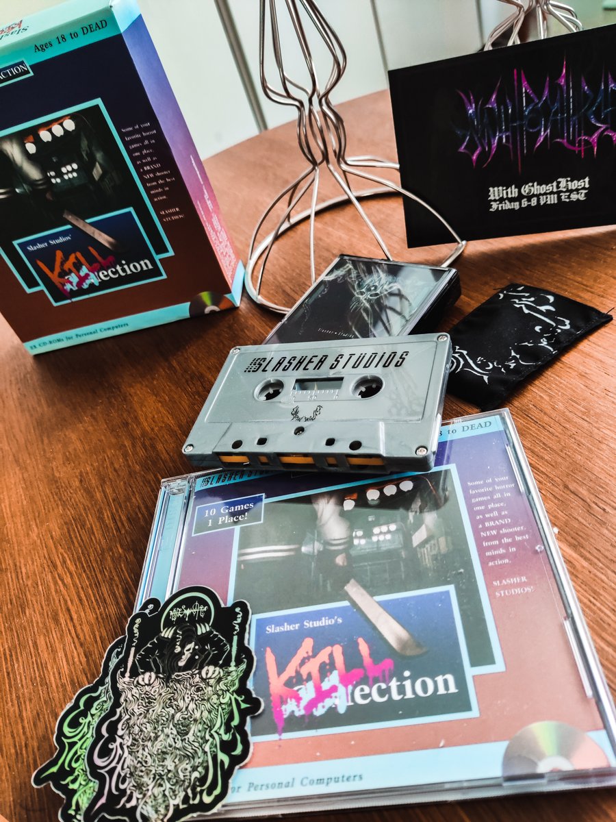 cahndlerby's tweet photo. I dared to enter the horrors of "Slasher Studios" by @Ghosthost40 A wicked concept and a wicked album 🤖🦊🔪 https://t.co/CYvtnQPrku