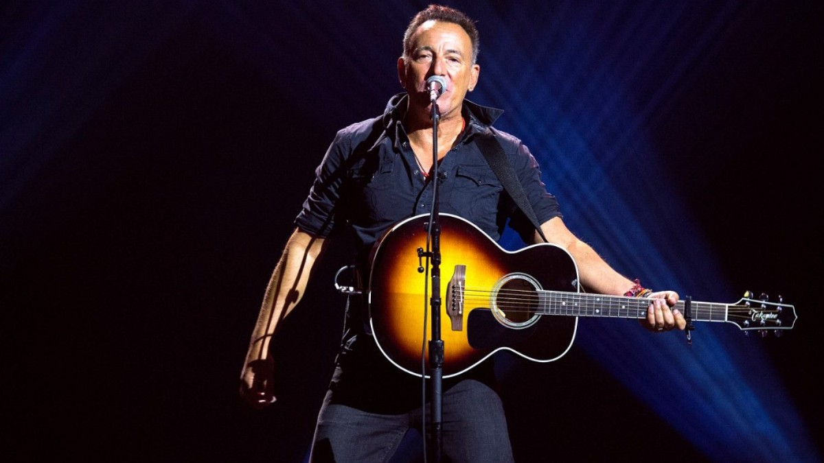 Bruce Springsteen on stage