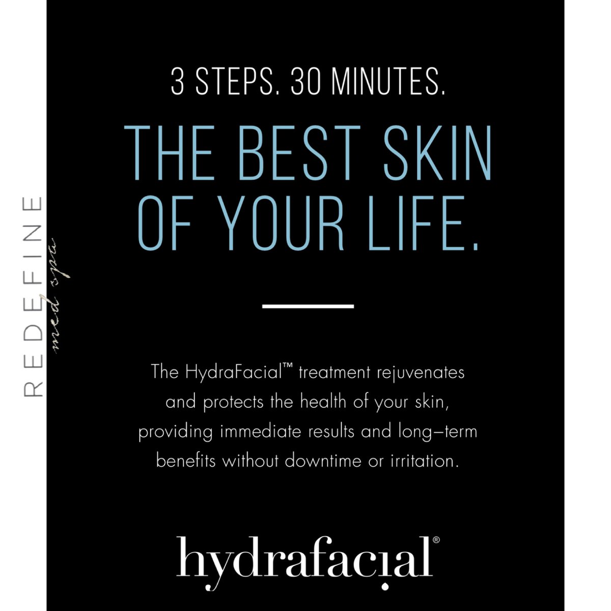 Redefine_MedSpa's tweet photo. There is nothing like the power of water to cleanse &amp; there is nothing like @hydrafacial 

3 Steps - 30 Minutes - 0 Downtime

Schedule this week @ https://t.co/x4Iz7MBviq 

#redefinemedspa #redefine #hydrafacial #douglasmi #saugatuck #michiganfacial #hydrafacialnation https://t.co/o7DgETvbvw