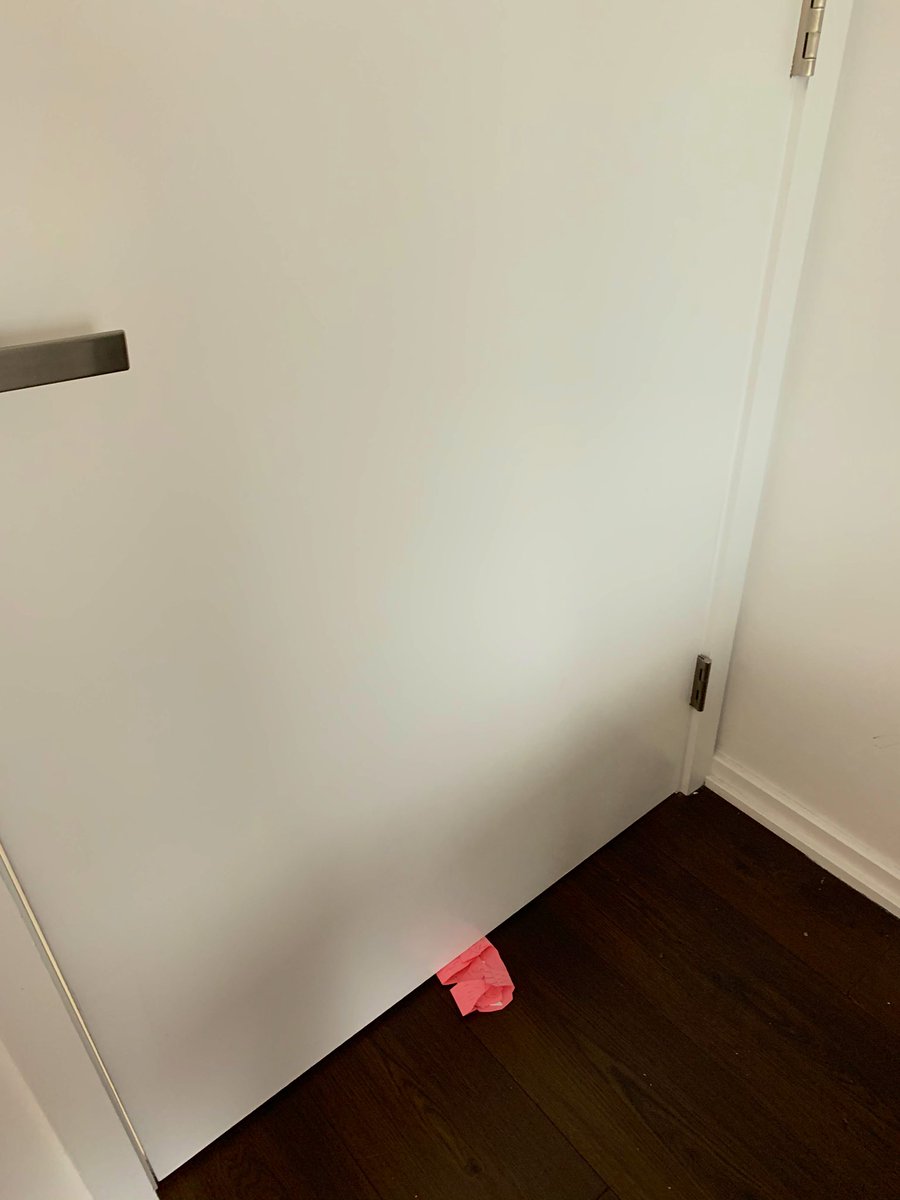 BriCErickson's tweet photo. 5yo must miss me while I’m using the good desk this afternoon. She delivered a sloth hug (activity she found in @Highlights) to me under the door. 💗 https://t.co/yxnmgvZE3e