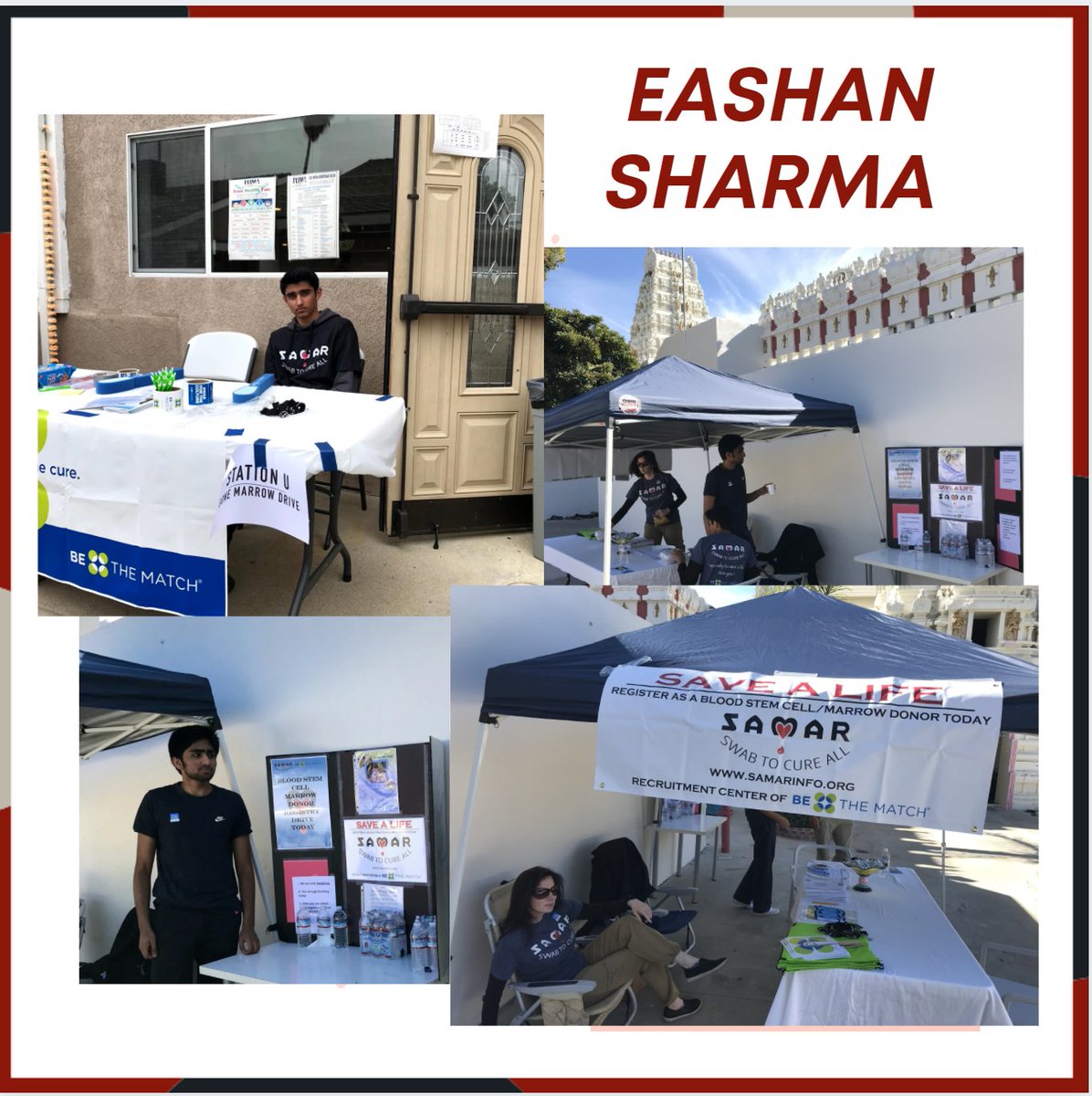Thank you Eashan for your hard work with the #bonemarrowdrives over the years !! He is also set to now set up virtual drives. Proud of our #youngvolunteers. Help increase the #diversity of the #bonemarrowregistry. Text THECURE to 61474 and register, you may #savealife #bethematch