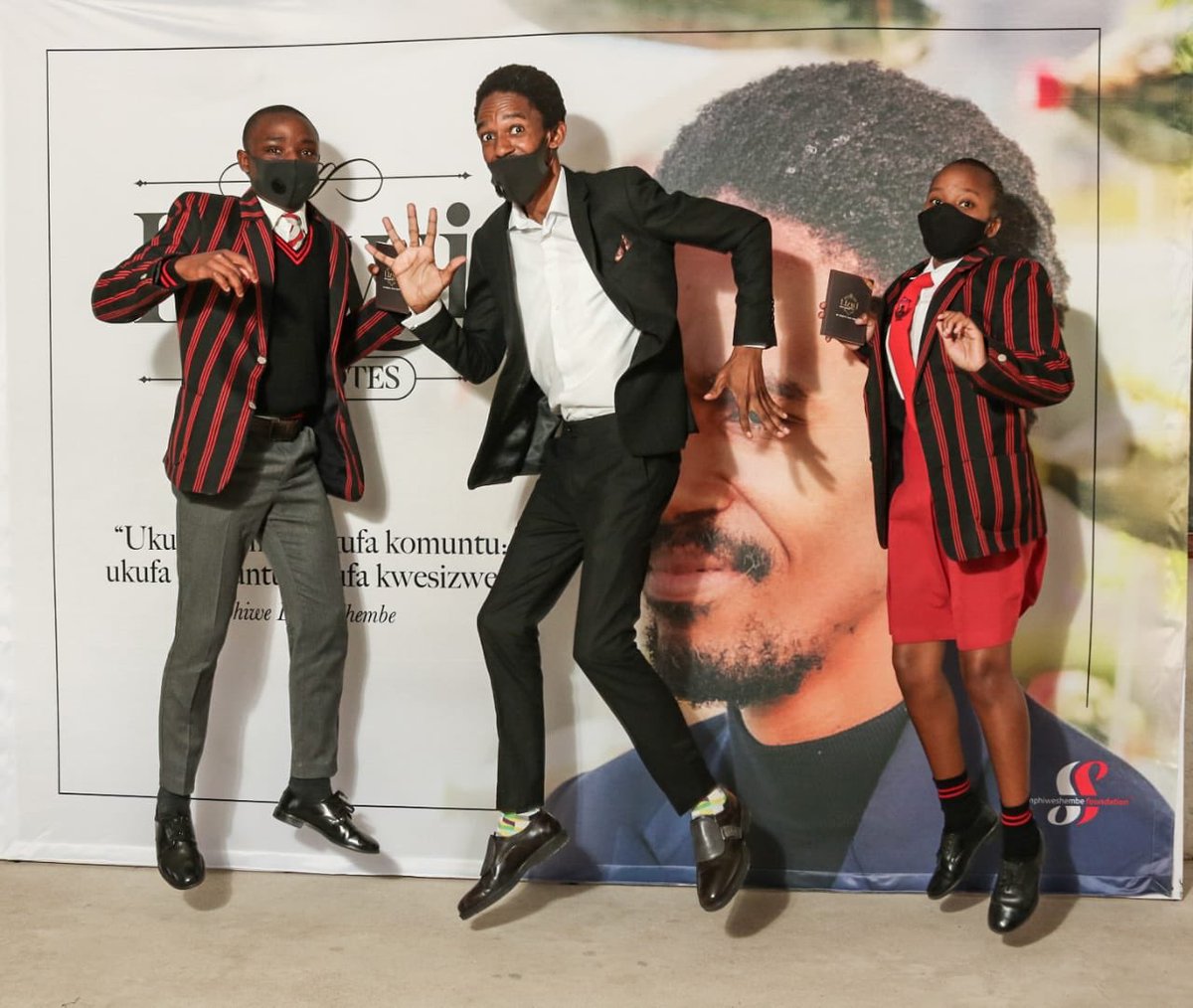 Lizwi- Zulu Quotes Book School Tour presented by The Simphiwe Shembe Foundation was just extra Special. Three more schools again tomorrow 🔥
