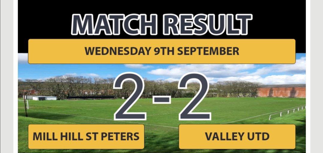 Mill Hill St Peter's FC π° (@mill_hillsp) on Twitter photo Final friendly result. Thanks to <a href="/valley_utd16/">Valley United FC</a> it was a good competitive game! A strong finish from our lads after a slow start. Onto Saturday where we look to start our season well π°β½ Final friendly result. Thanks to <a href="/valley_utd16/">Valley United FC</a> it was a good competitive game! A strong finish from our lads after a slow start. Onto Saturday where we look to start our season well π°β½