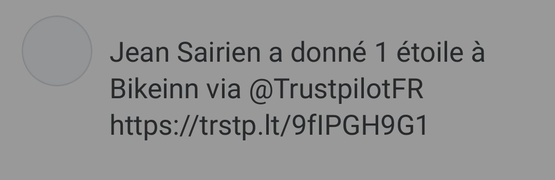 2 mois que j'attends ma livraison <a href="/bikeinn/">Inn-Bike GmbH</a>. J'ai proposer des solutions. Que nenni. Verdict 1 étoile <a href="/Trustpilot/">Trustpilot</a> trstp.lt/9fIPGH9G1 #worstcustomercare #worstcustomerservice