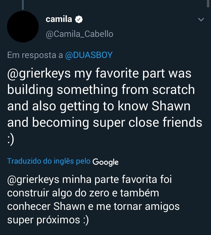 Camila falando que uma das partes favoritas de IKWYDLS foi ter se tornado super amiga do shawn