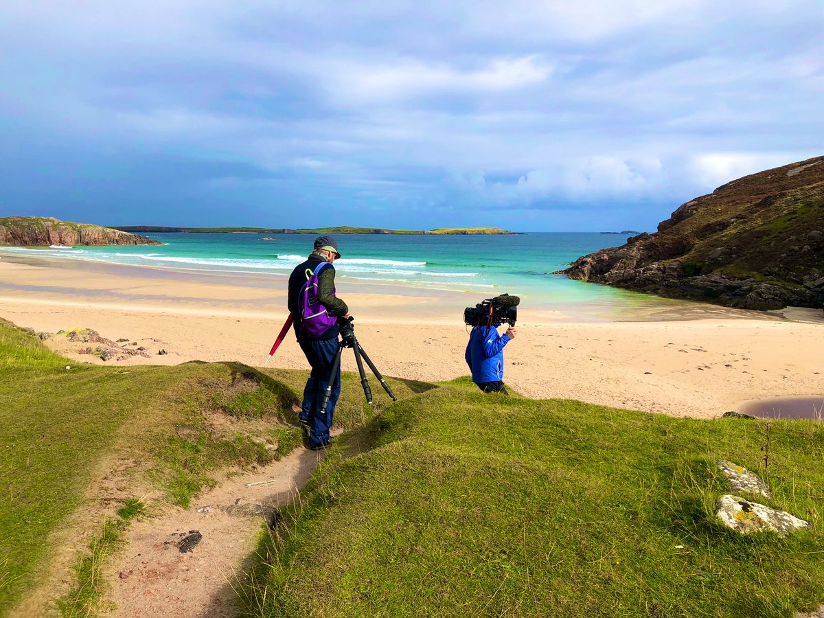 annemcalp's tweet image. Filming up north. New #BBCLandward starts next week #Scotland #outdoorfun