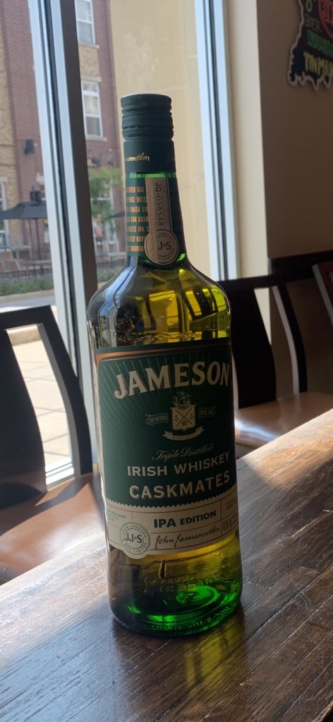 Another Whiskey Wednesday at the Pint Room!!

Stop in and get Jameson Irish Whiskey Caskmates IPA Edition! Here until the bottle is gone!! 

1oz pour for only 2.00!! Hurry before this deal is gone!