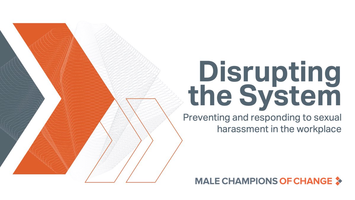 .<a href="/malechampions/">Champions of Change Coalition</a> has released a new, detailed roadmap for disrupting current ineffective systems for managing sexual harassment in the workplace. Read the report:
malechampionsofchange.com/preventing-and… 
#GenderEquality #WorkplaceRespect #CulturalChange #DiversityandInclusion
