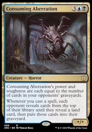 Consuming Aberration - Creature - Horror #MTG #MagicTheGathering  https://t.co/IqM8l7HaGM