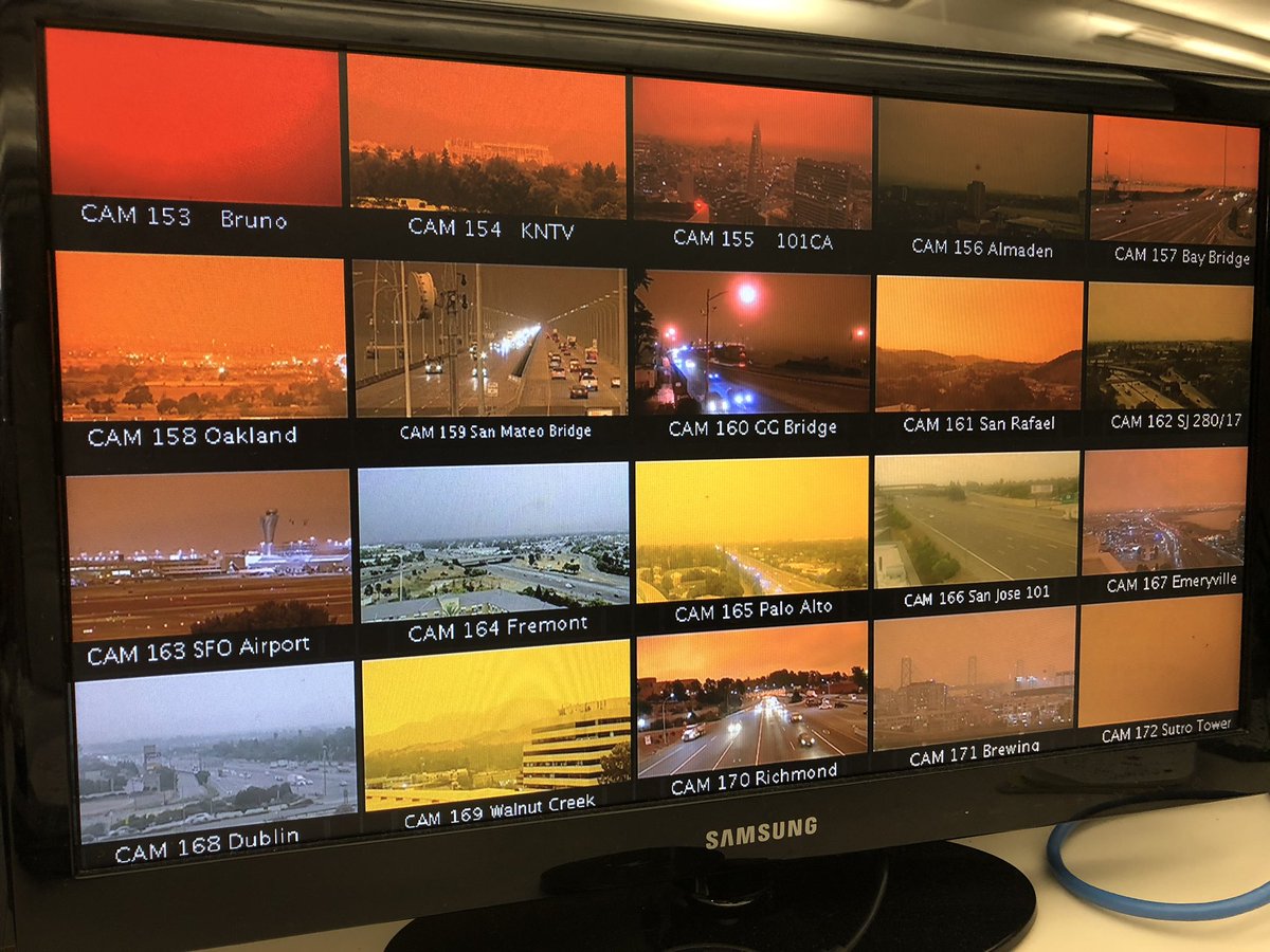 joycetripping's tweet image. Whoa. Here’s a look at our NBC Bay Area live cameras which are capturing the red orange skies across the Bay Area. Send a picture of your sky to isee@nbcbayarea.com. You may see it on our air at 5 and 6pm.