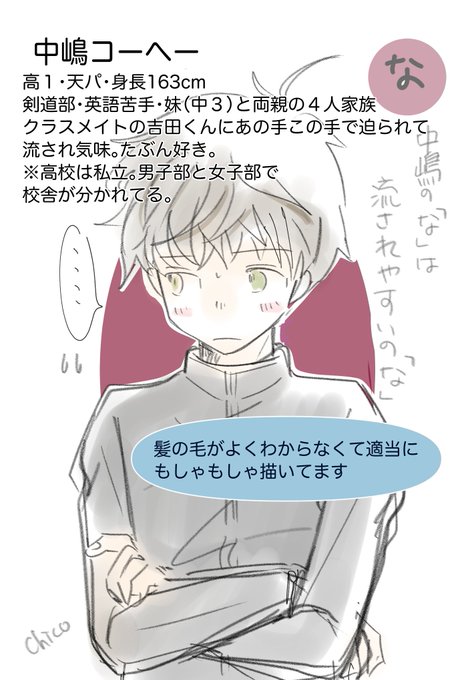 人物紹介のtwitterイラスト検索結果 古い順