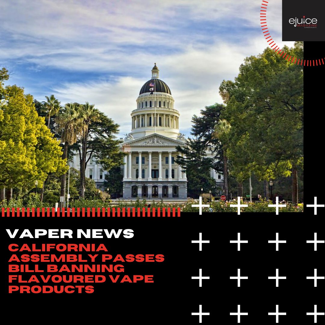 EjuiceM's tweet photo. California is the next state to ban flavors😫
Read More: https://t.co/VthVl4nlj3
.
.
.
#ejuice #ejuiceMagazine #vapenews #notsmoke #vape #vaping #vapeon #vapenation #vaperz #vapelyfe #vapesociety #vapefam #vapecommunity #vapes https://t.co/iAWVnLxBGO