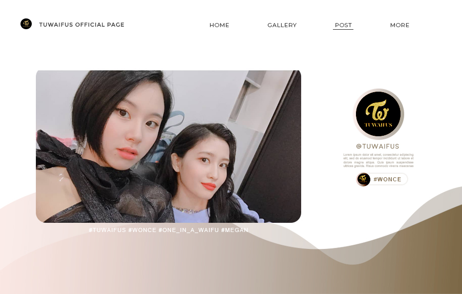 TUWAIFUS's tweet photo. ㅤ    · ﹫𝐓𝐔𝐖𝐀𝐈𝐅𝐔𝐒 promotıons ! ♡
ㅤ  #MEGAN2NDCB &amp; #FINDMEGAN
 
Naiad y Momito andan hoy en el comeback de nuestra preciosa compañera de empresa @_megantwt. 
Ojalá que te salga genial bebé. https://t.co/4rP8tnJgB4