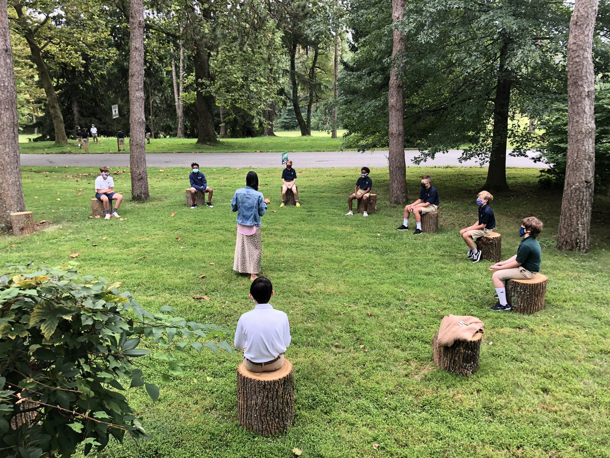 rikdugan's tweet photo. #PASHForward #Fall2020Reopening #PASHProud #HeCanBe - #teaching #learning #community #LetsTakeItOutside @PrincetonAcadSH https://t.co/c1WLWQ8fHW