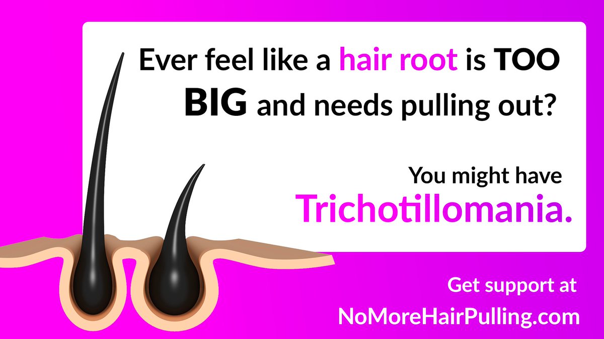 nohairpulling's tweet photo. You're not crazy - Trichotillomania really DOES cause this feeling! #trichotillomania https://t.co/HhS00TKrMi