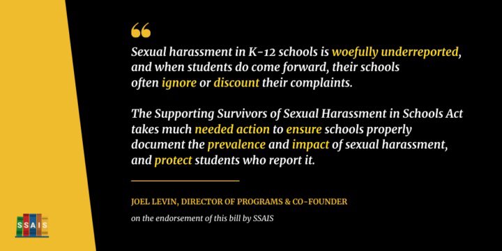 OneStudentOrg's tweet photo. @ssaisorg is on the money. The sooner we acknowledge the breadth and depth of sexual harassment the sooner we can work towards dismantling the systems that foster that culture #shifthappenshere https://t.co/Thzb7TWfYc