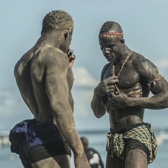 Bei the Blood Moon is another one whose design directly references specific cultural things. His headpiece references Egyptian imagery while the design for the rest of his body reminds me of Senegalese wrestlers and South African warriors