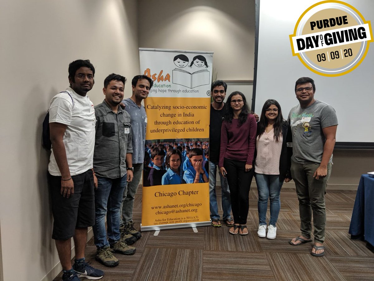 04rachana's tweet photo. Purdue and @AshaPurdue gave me opportunity to meet Asha volunteers from across US and learn from their experiences and discussions. It's time to meet the challenge! #PurdueDayofGiving #AshaPurdue https://t.co/pRlAGf6SJB