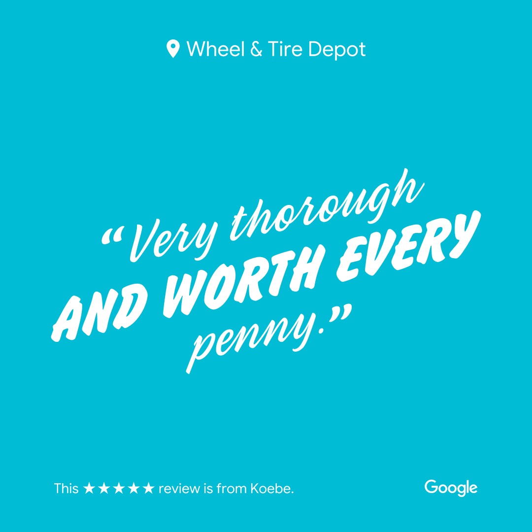 WheelTireDepot's tweet photo. We thrive on customer reviews! https://t.co/j7edRewHkh