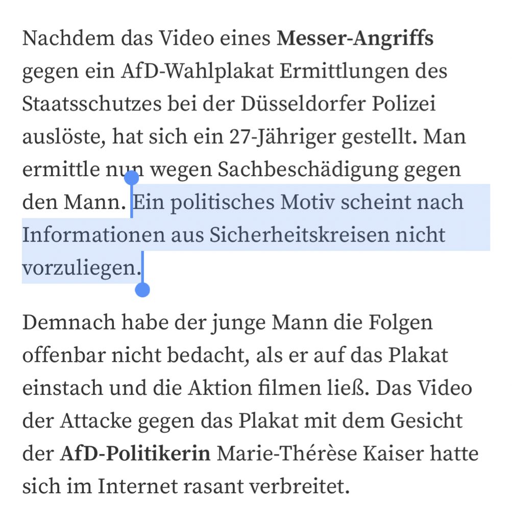 hallofraukaiser's tweet photo. „EiN PoLitIsChEs MoTiv LieGt nIchT vOr“ 🤡 https://t.co/qwb9hNt60I