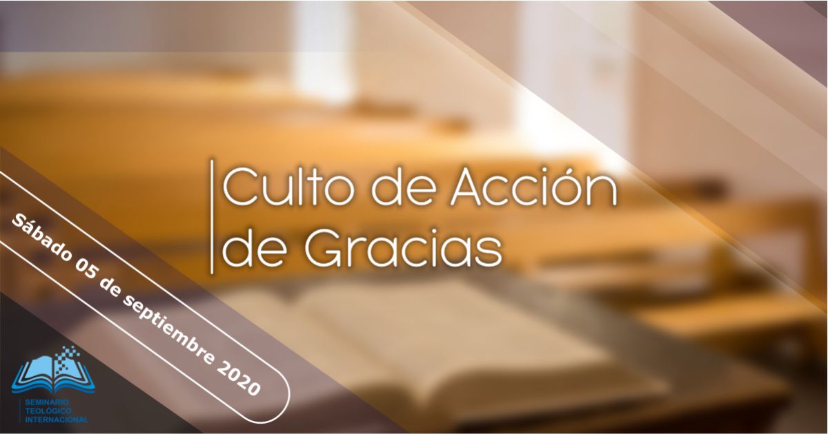 STIenlinea1's tweet photo. Culto de Acción de gracias 🙏 del Seminario Teológico Internacional.

Puedes verlo en este enlace ► https://t.co/EsCEnO5WCd

#SeminarioBautista #seminario #teologia #SeminarioTeologico https://t.co/1T5BBHPGbA