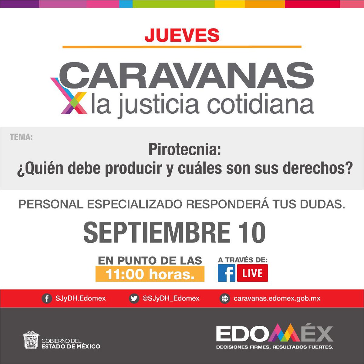 CONEBIedomex's tweet photo. No te arriesgues, evita accidentes y siniestros por el mal manejo de pirotecnia, en #CaravanasXLaJusticia te decimos quien puede producirla en el #Edoméx.
@SJyDH_Edomex 
@IMEPI_Edomex https://t.co/HOEE6qnXLh