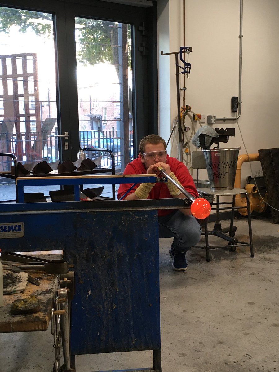 art_bright1's tweet photo. I’m really looking forward to getting back in the hot shop ❤️ #futureinmaking #dmu #designcrafts https://t.co/giUGH7zDRR